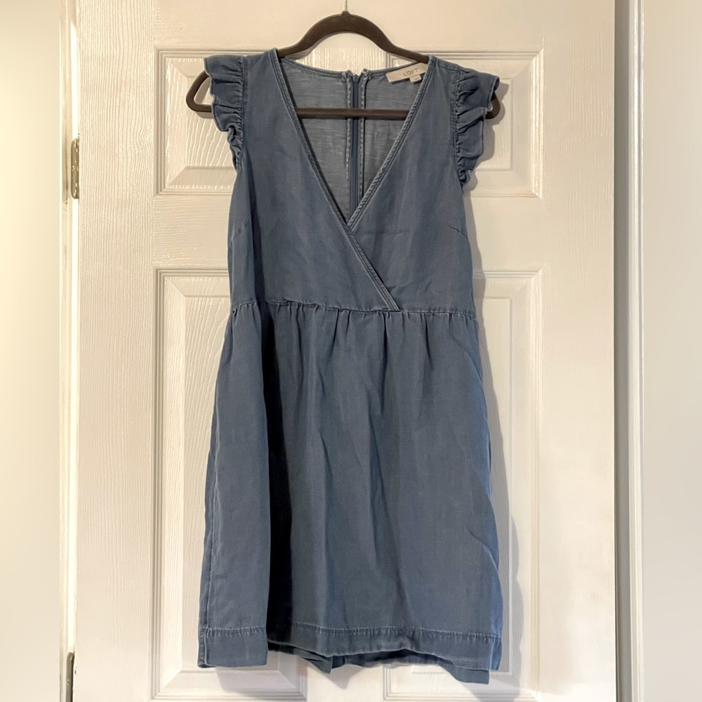 Loft | Chambray Dress | Sz 2